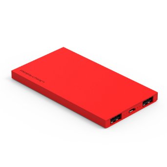 Parkman H1 4000mAh Fast Portable Charger Pack Power Bank for iPhone, iPad, Samsung, Tablets - red