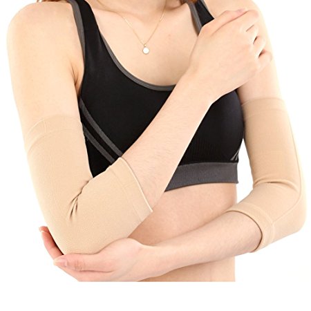 HaloVa Elbow Brace, Elbow Compression Sleeve, Sports Protective Brace, Medical Grade Seamless Elbow Support for Workouts, Golfers, Tennis Elbow, Arthritis, Tendonitis, Brown, S