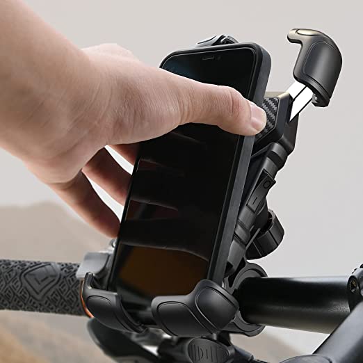 Bike Phone Mount Holder Lisen Phone Holder for Bike -2021 Upgrade Motorcycle Phone Mount Holder for 15-33mm Handlebar, iPhone, Galaxy S21/S10/S9 etc All 4.7"-7.0" Cellphone