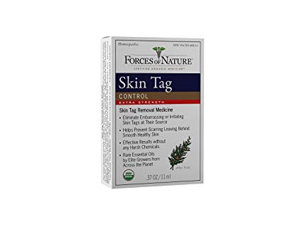 Forces of Nature | Skin Tag Control Extra Strength | Certified Organic | FDA-registered | Pharmaceutical Strength | 11ml (Pack of 1)