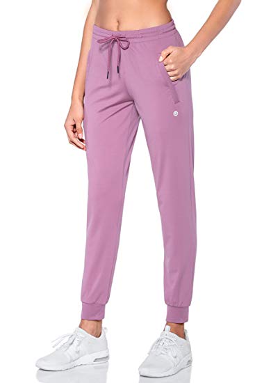 G Gradual Women's Joggers Pants with Zipper Pockets Tapered Running Sweatpants for Women Lounge, Jogging