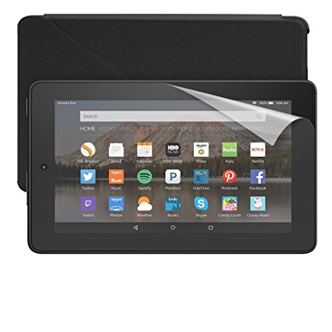 Fire Essentials Bundle including Fire Tablet, 7" Display, Wi-Fi, 16 GB - Includes Special Offers, Amazon Cover - Black and Screen Protector