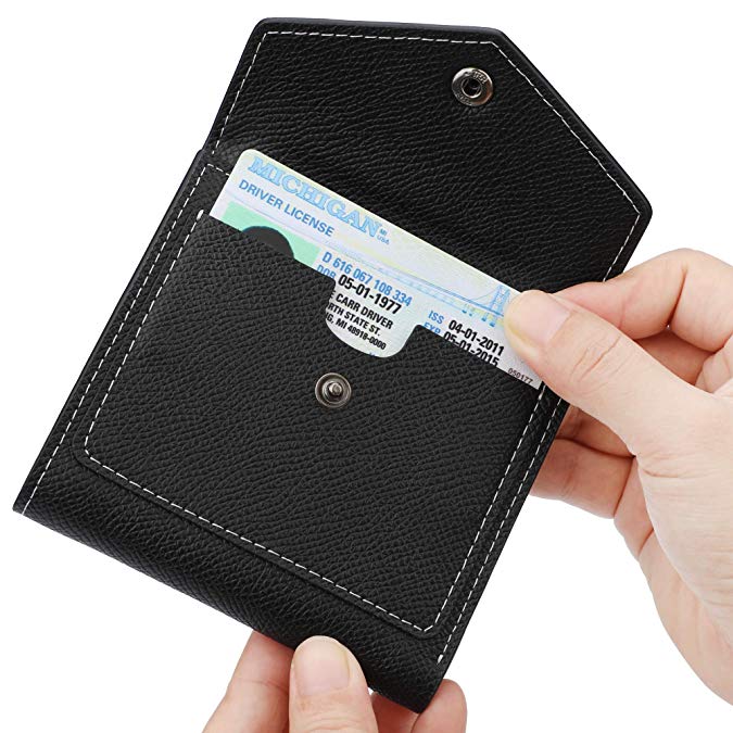 Dante Women's RFID Blocking Small Compact Bifold Leather Pocket Wallet Ladies Mini Purse