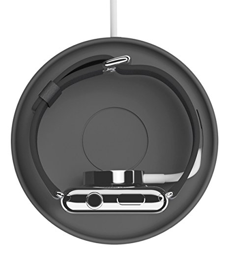 Bluelounge Kosta - Apple Watch Charging Coaster Dark Grey