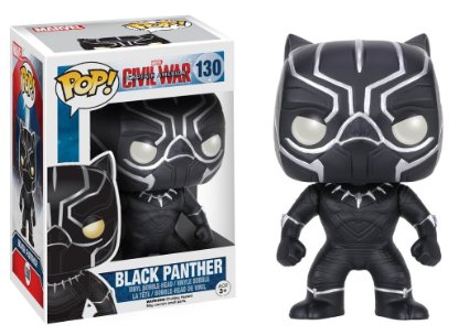 Funko POP Marvel Captain America 3 Civil War Action Figure - Black Panther