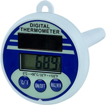 BioGuard Floating Solar Powered Digital Thermometer