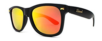 Knockaround Fort Knocks Polarized Sunglasses, Matte Black / Sunset