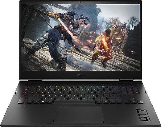 HP OMEN 17.3" QHD 165Hz Gaming Laptop Computer, 12th Gen Intel 12-Core i7-12700H, NVIDIA GeForce RTX 3070 Ti 8GB, 16GB DDR5 RAM, 1TB PCIe SSD, Thunderbolt, RGB Backlit, RJ-45, WiFi, Windows 11 Pro