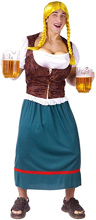 Fun World - Miss German-breast Adult Costume