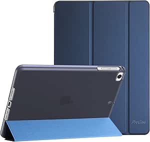 ProCase Dünn Hülle für iPad Mini 1 2 3 4 5, Weich Soft TPU Rückseite Abdeckung Schutzhülle, Slim Smart Cover Case -Navy