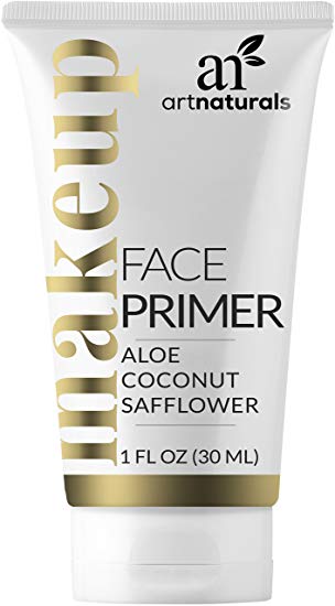 ArtNaturals Natural Face Makeup Primer Hydrating Foundation - (1 Fl Oz / 30ml) - Facial That Is Long Lasting - for Wrinkles, Oily Skin, and Pore Size - Aloe Vera, Coconut Oil and Safflower Oil