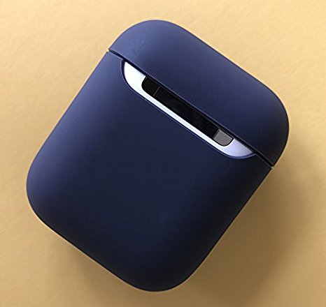 Protective Podskin Airpods Case Shock Proof Soft Skin for Airpods Charging Case (Midnight Blue)