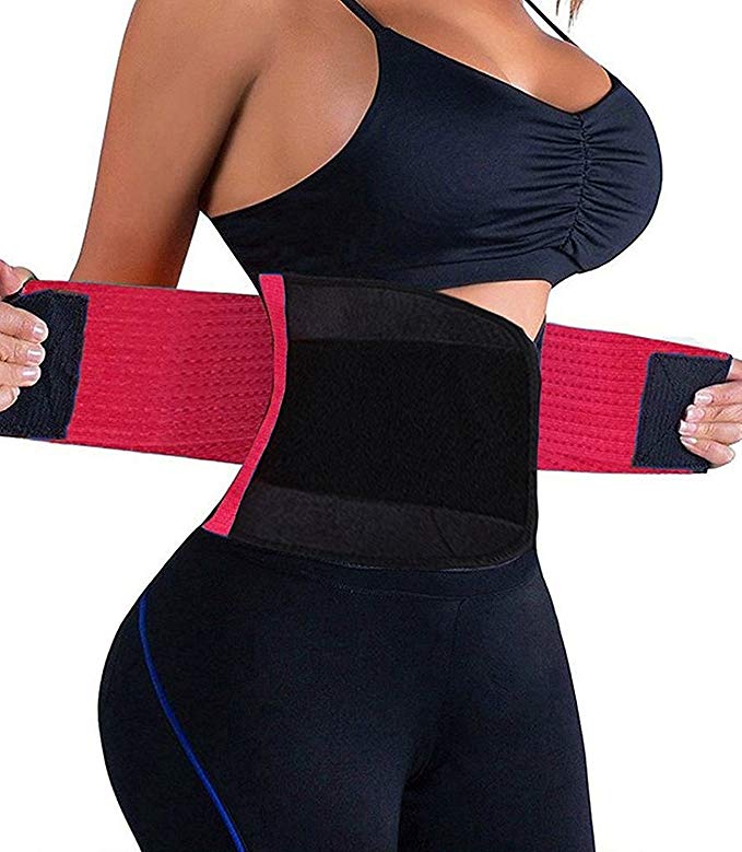 Women's Slimming Waist Shaper Body Support Waist Trainer Trimmer Cincher Belt Dual Adjustable Belly