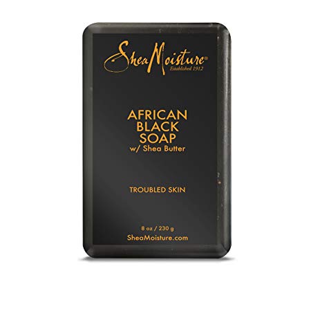 SheaMoisture African Black Soap Bar Soap | Packaging may vary | 8 oz.