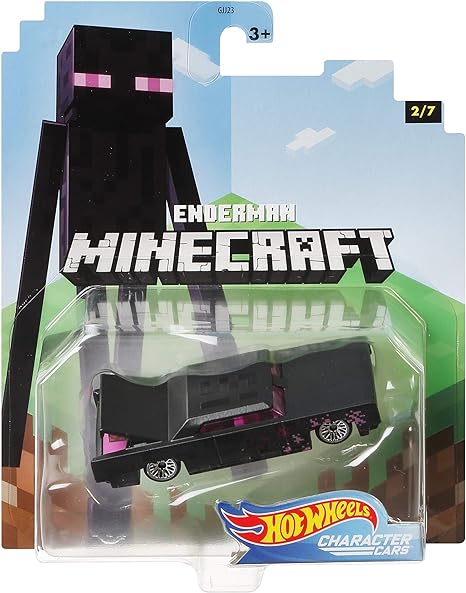 Hot Wheels 2020 Minecraft Gaming 1/64 Character Cars -Enderman Vehicle (2/7)