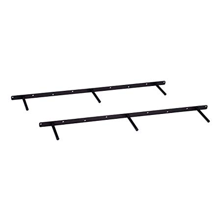 DAKODA LOVE 32" Floating Shelf Brackets (Set of 2), for 34" to 46" Shelves, Made in USA, Uni-Bracket Blind Shelf Supports (32.625" Long)