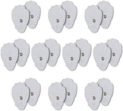 TENS Pads,TENS Unit Electrodes Pads 10 Pairs of Palm Massager Replacement Pads for TENS Units，Reusable, Conductive and Self-Adhesive