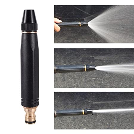 Wilton Water Spray Gun for Car Wash Bike Washing Spray Gun for 1/2" Hose Pipe High Pressure Gun Nozzle Adjustable Car Wash Tube Pan (High Pressure water spray)