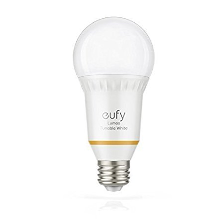 Eufy Lumos Smart Bulb-Tunable White, Soft White To Daylight (2700K-6500K), 9W, Works With Amazon Alexa, No Hub Required, Wi-Fi, 60W Equivalent, Dimmable LED Bulb, A19, E26, 800 Lumens