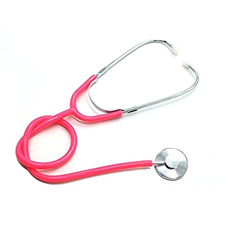 IDS Dual Head Stethoscope, Real Working Stethoscope For Kids Role Play, Pink