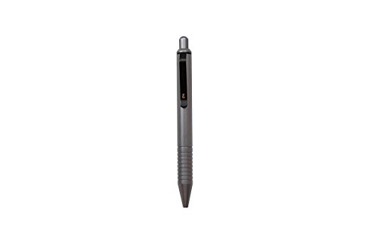 Grafton Mini Pen by Everyman, Refillable Pocket-Size Writing Pen for Fisher Space, Parker Gel, Parker Ballpoint Cartridges - Gunmetal Pen