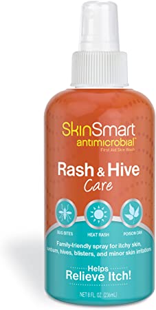 SkinSmart Antimicrobial Rash and Hive Care, 8 oz Spray Bottle