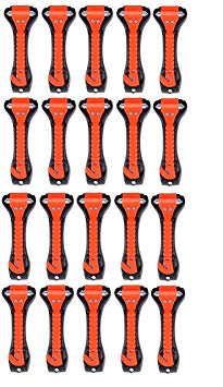 20 PCS Car Safety Hammer Emergency Escape Tool Auto Car Window Glass Hammer Breaker and Seat Belt Cutter Escape 2-in-1 for Family Rescue & Auto Emergency Escape Tools