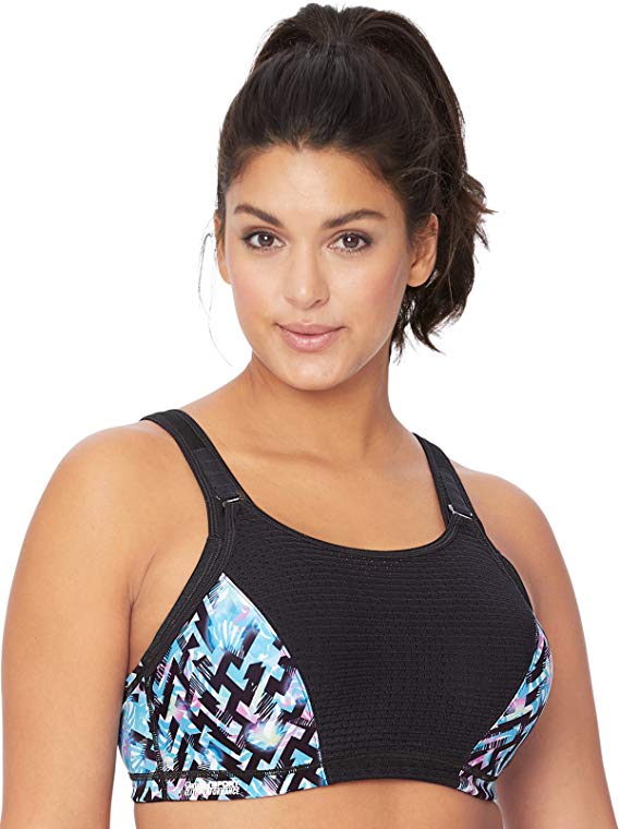 Glamorise Women's Full Figure Elite Performance Adjustable Wonderwire Sports Bra #9167