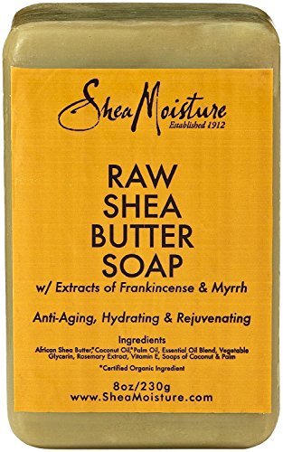 Shea Moisture Soap 8 Ounce Bar Raw Shea Butter (235ml) (2 Pack)