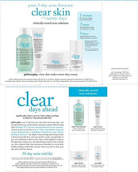 Philosophy Clear Days Ahead Trial Kit