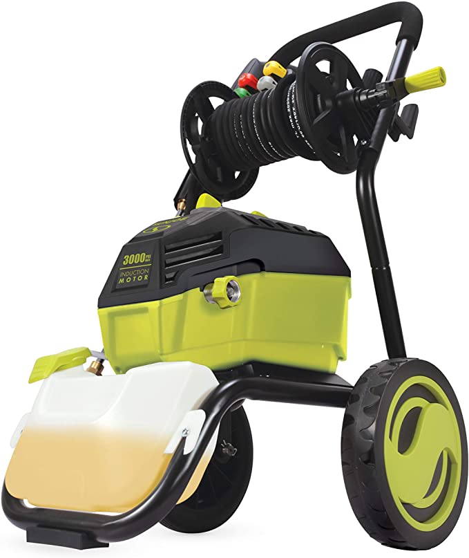 Sun Joe SPX4601 3000 PSI MAX 1.30 GPM High Performance Electric Pressure Washer, w/ 20-ft Hose Reel