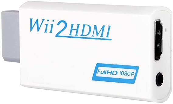 Wii to HDMI Converter, 720P/1080P Output Game Enthusiast Adapter Upscaling Adapter Coverter