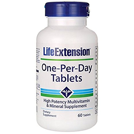 Life Extension One Per Day Tablets, 60 Count