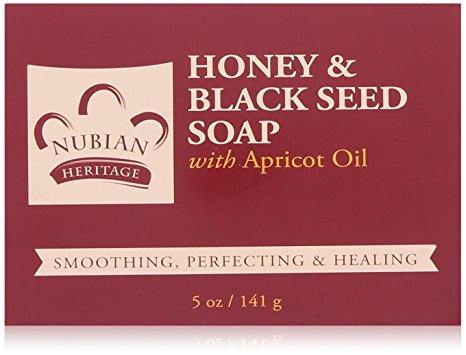 Nubian Heritage Soap Bar, Honey and Black Seed, 5 Ounce