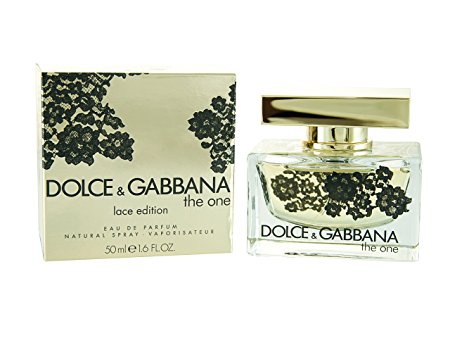 Dolce & Gabbana The One Eau De Parfum Spray Lace Edition for Women, 1.7 Ounce