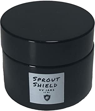 Sprout Shield | Airtight Container & Smell Proof Storage UV Jar | Keep Your Goods Certified Fresh! (50ML)