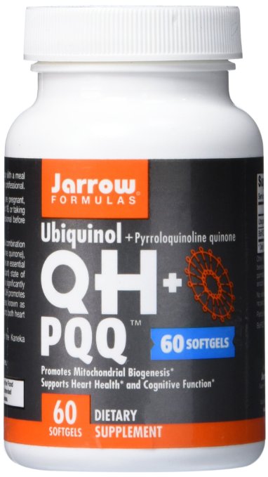 Jarrow Formulas QH Plus PQQ, Supports Heart Health and Cognitive Function, 60 Softgels