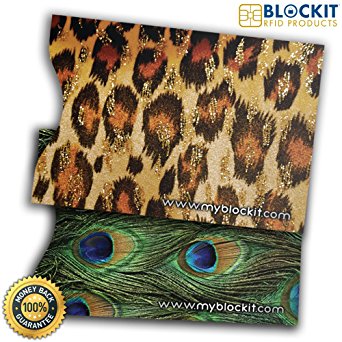 BLOCKIT Passport Protector Sleeves - Set of 2 - Best for RFID Blocking