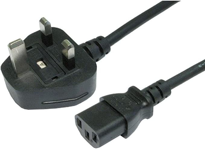 3m Power Mains Pc LCD TV Kettle Cable Lead 3 Pin IEC