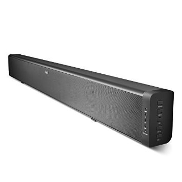 BHM B2 Premium 60-Watt 40 inch Sound Bar for Flat Screen TVs with Bluetooth Auxiliary Optical and Coaxial Connectivity