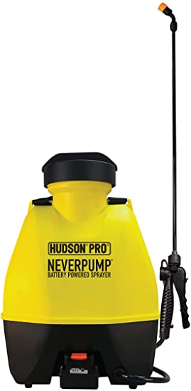 HUDSON 19001 4 Gallon NeverPump Bak-Pak Sprayer, Yellow
