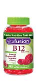 Vitafusion Energy B12 Gummy Vitamins Very Raspberry 500mcg 250 Count
