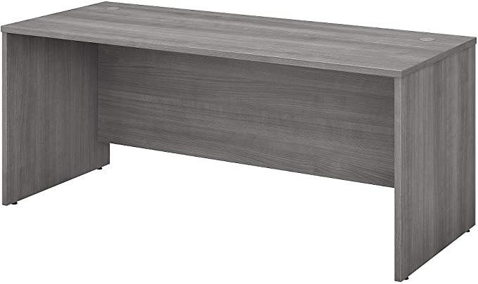 Bush Business Furniture Studio C 72W x 30D Office Desk in Platinum Gray