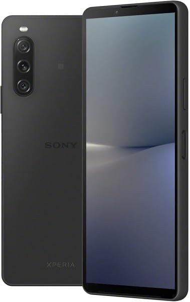 Sony Xperia 10V 5G   4G LTE (128GB   8GB) 6.1" Factory Unlocked Global ROM 48MP Triple Camera (Tmobile Mint Tello and Global)   (25W Dual USB Wall Charger) (Black)