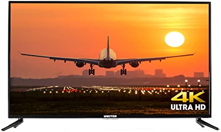 UNITED TV 43 inch 110 cm LED43DU58 television (Full Matrix LED Light, 4K UHD, Triple Tuner, Freeview HD,Freesat HD, CI , HDMI, USB, Q.Box Sound System) (43 inch)