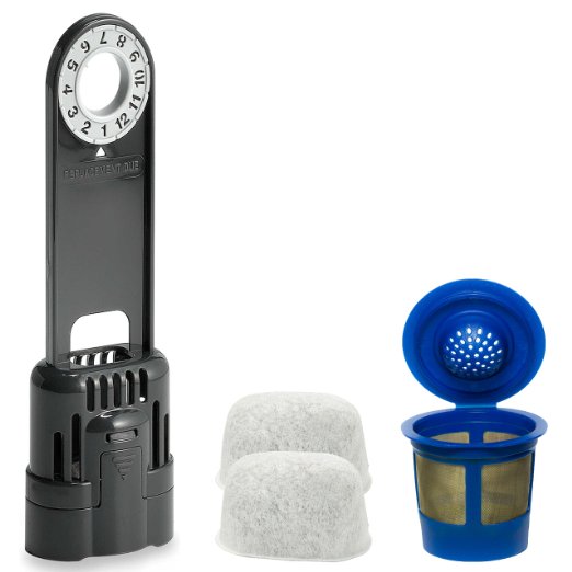 Replacement Keurig Water Filter Starter Kit with 2 Water Filters and K-Cup Coffee Filter