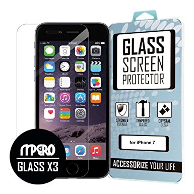EMPIRE iPhone 7 Tempered Glass Screen Protector Cover, Clear [3-Pack]