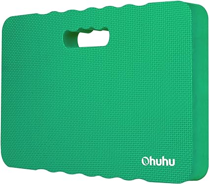 Ohuhu Premium Thick Kneeling Pad, 17 x 11 x 1.5 Inch Gardening Knee Mat with 2 Different Surfaces, Extra Thick Knee Cushion for Gardening Work Baby Bath Exercise