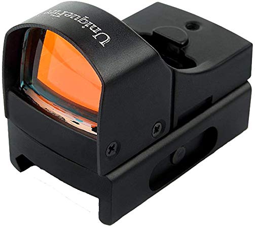 UniqueFire Black 3MOA Tactical Mini Compact Holographic Reflex Micro Red Dot Sight Scope (3MOA Sight Scope)