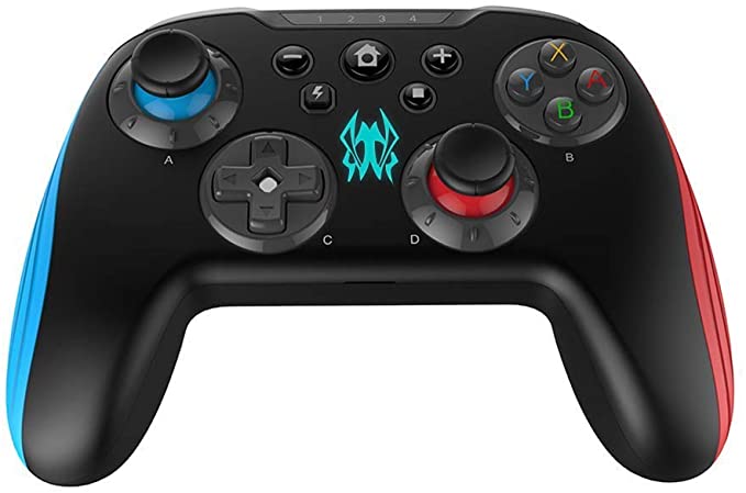 Game Controller for Switch,GEEKLIN Wireless Gamepad for PC Android, 3D Joystick moudles and Button moudles are Interchangeable for Bluetooth Gamepad